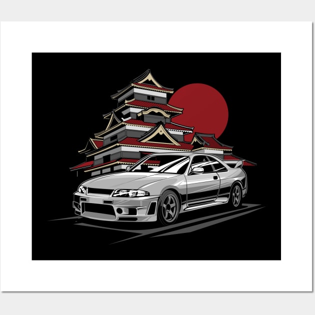 Nissan Skyline R33 Wall Art by JDMAPEX